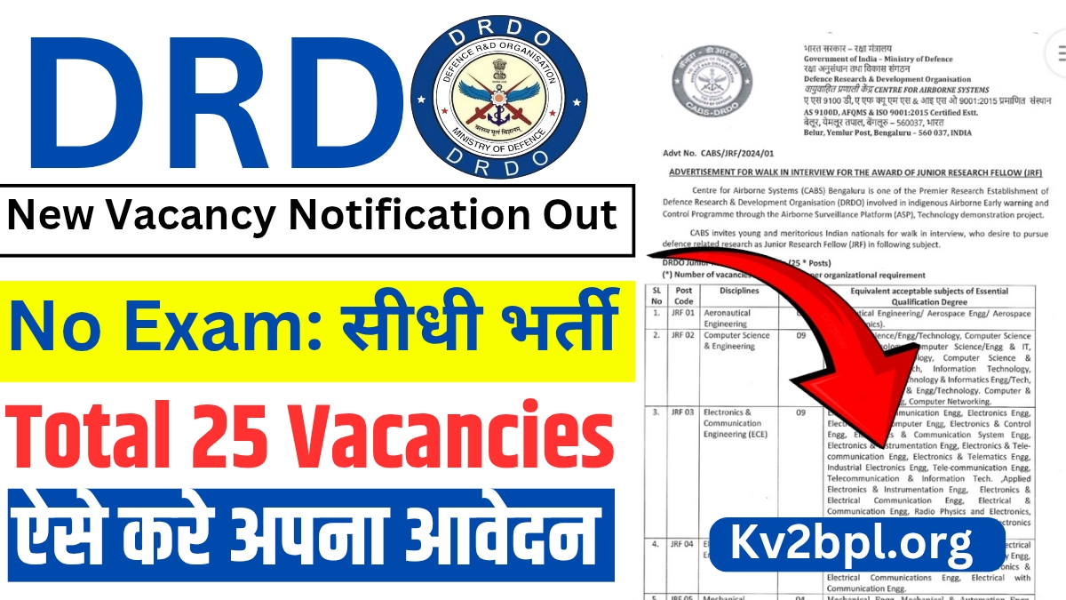 DRDO Vacancy 2025